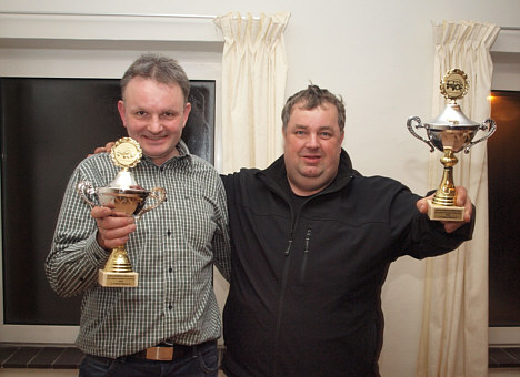 Dan Skov Kristensen (t.h.) og Henrik Andreasen blev nr. 3 i D-klassen for JFM 2009, men er i 2010 rykket op i C.